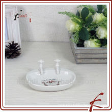 China Factory Wholesale Porcelain Ceramic Soap Dish Soap Holder